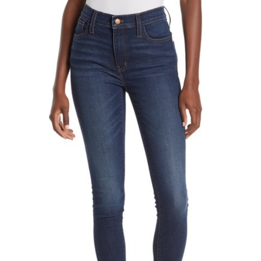 Madewell High Rise Skinny Skinny dark wash jeans